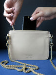 Soirée Pochette - Nude - PEDRO'S BLUFF - New Zealand Leather Bags & Accessories
