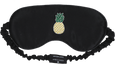 Mulberry Sleep Mask - Tropics (Black) - PEDRO'S BLUFF - New Zealand Leather Bags & Accessories