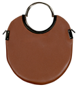 Vongole Circle Tote - Chestnut - PEDRO'S BLUFF - New Zealand Leather Bags & Accessories