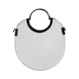 Vongole Circle Tote - White - PEDRO'S BLUFF - New Zealand Leather Bags & Accessories