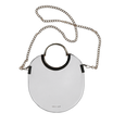 Vongole Circle Tote - White - PEDRO'S BLUFF - New Zealand Leather Bags & Accessories