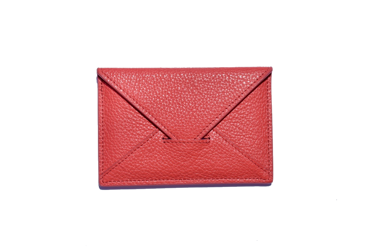 Envelope Cardholder - Red - PEDRO'S BLUFF - New Zealand Leather Bags & Accessories