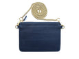 Soirée Pochette - French Navy - PEDRO'S BLUFF - New Zealand Leather Bags & Accessories