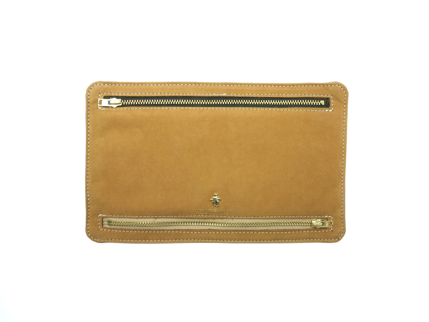Globehopper Wallet - Buff Cow Suede / Natural Possum - PEDRO'S BLUFF - New Zealand Leather Bags & Accessories