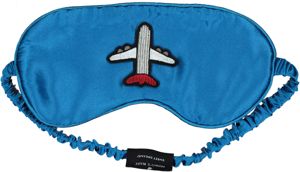 Mulberry Sleep Mask - Fly Away (Blue) - PEDRO'S BLUFF - New Zealand Leather Bags & Accessories