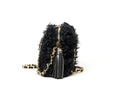 Fluffy Bluff Shearling Clutch - Black Sheep - PEDRO'S BLUFF - New Zealand Leather Bags & Accessories