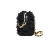 Fluffy Bluff Shearling Clutch - Black Sheep - PEDRO'S BLUFF - New Zealand Leather Bags & Accessories