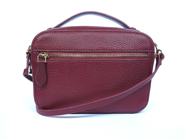 Peregrine Crossbody Bag - Burgundy - PEDRO'S BLUFF - New Zealand Leather Bags & Accessories