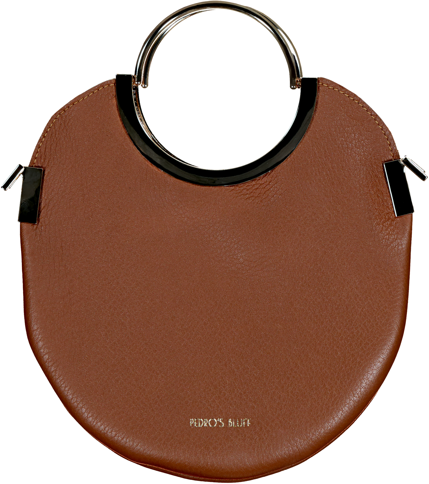 Vongole Circle Tote - Chestnut - PEDRO'S BLUFF - New Zealand Leather Bags & Accessories