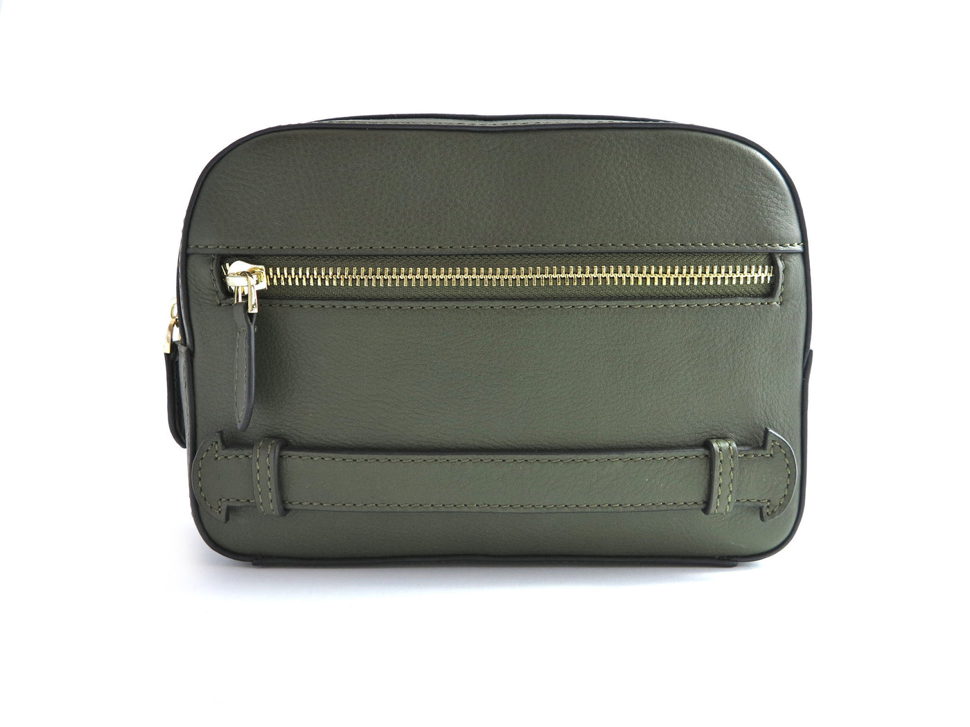 Ramble Washbag - Olive Green - PEDRO'S BLUFF - New Zealand Leather Bags & Accessories